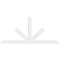 Ekena Millwork Saratoga Architectural Grade PVC Gable Bracket, 108"W x 49 1/2"H x 2"D x 6"F, 11/12 Pitch GBP108X50X0206SAR00 - alternate 3